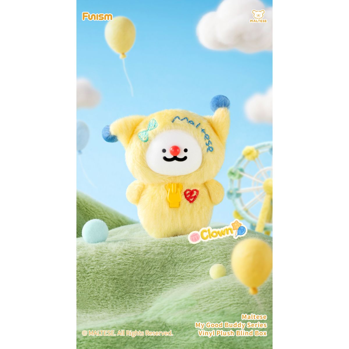 Đồ Chơi Mô Hình Maltese My Good Buddy Series Vinyl Plush Blind Box FUNISM MX2115