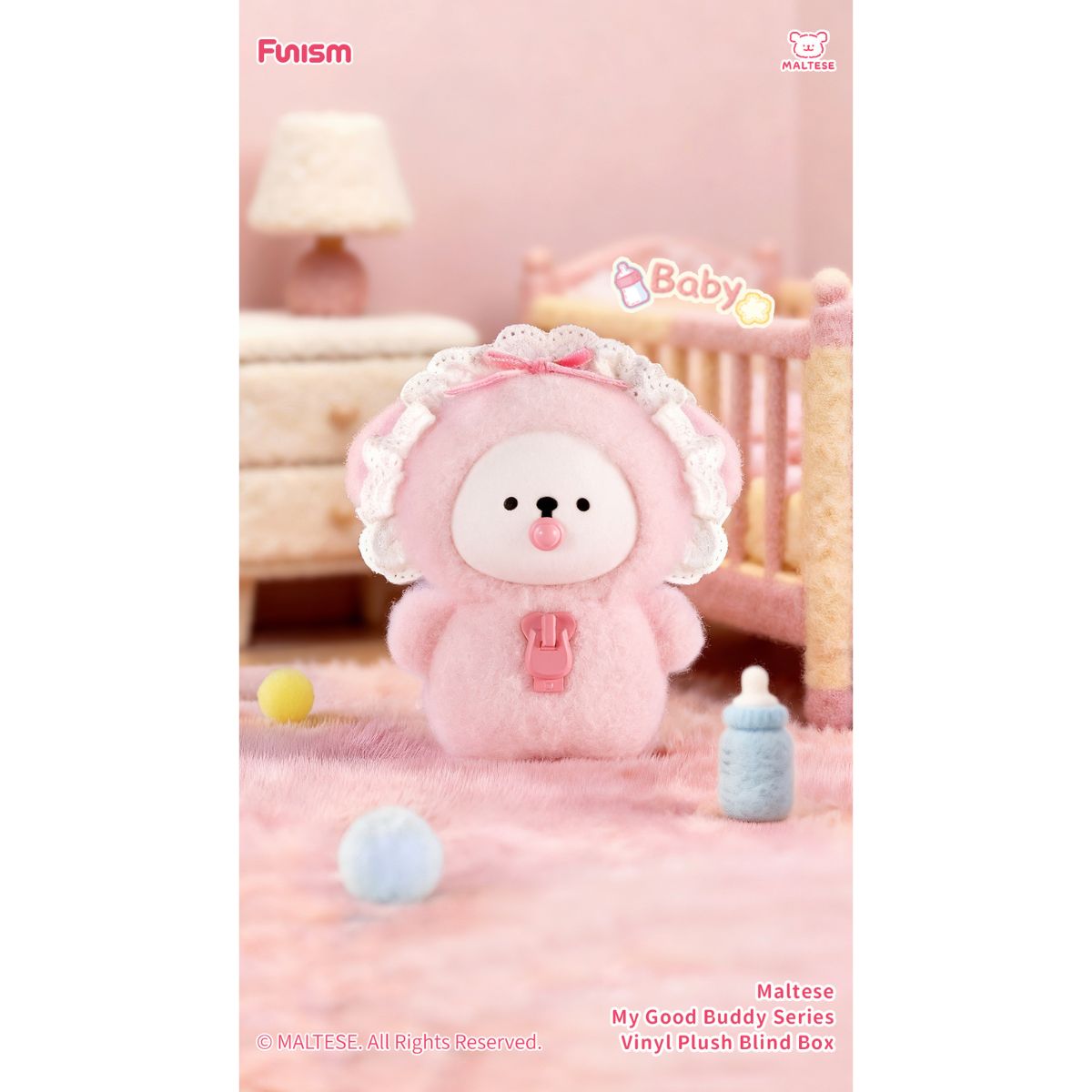 Đồ Chơi Mô Hình Maltese My Good Buddy Series Vinyl Plush Blind Box FUNISM MX2115