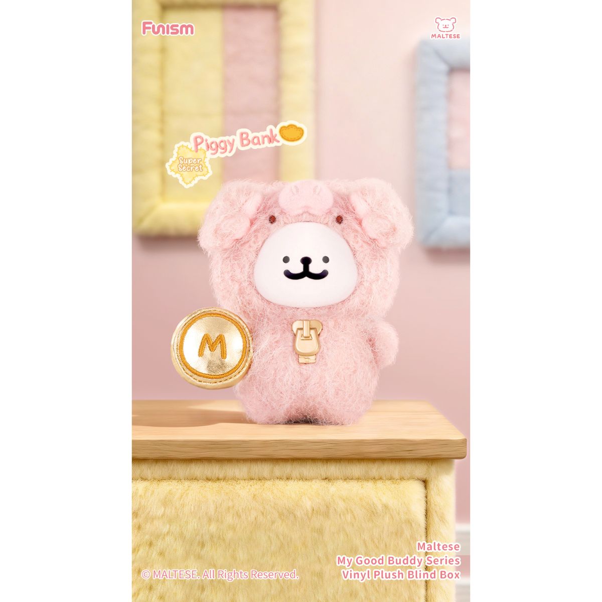 Đồ Chơi Mô Hình Maltese My Good Buddy Series Vinyl Plush Blind Box FUNISM MX2115