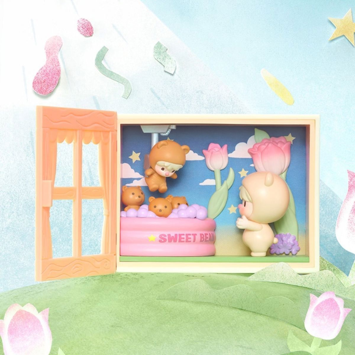 Đồ Chơi Mô Hình Sweet Bean Celebrate Ordinary Days Series Scene Sets POP MART IP OTHERS 6941313028418