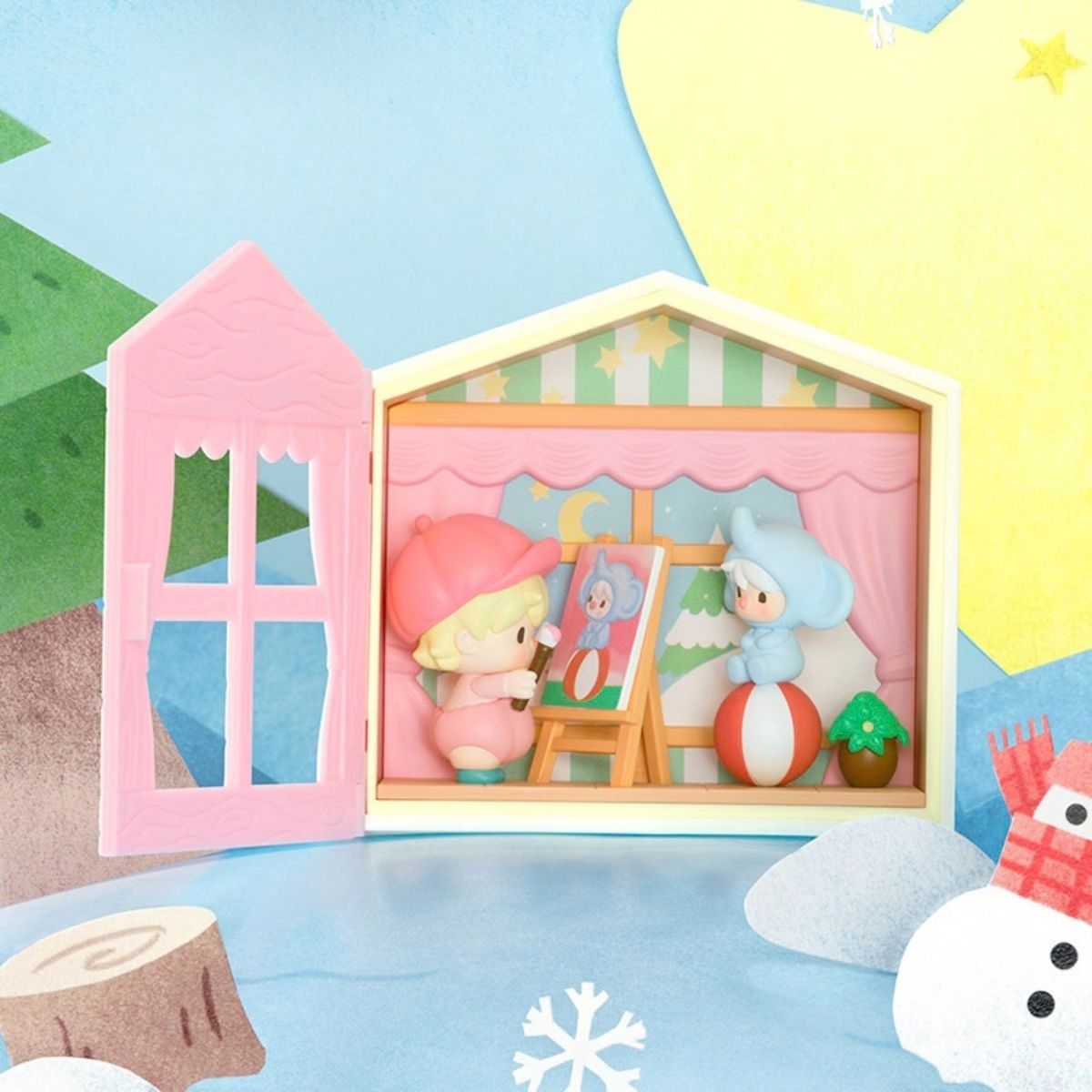 Đồ Chơi Mô Hình Sweet Bean Celebrate Ordinary Days Series Scene Sets POP MART IP OTHERS 6941313028418