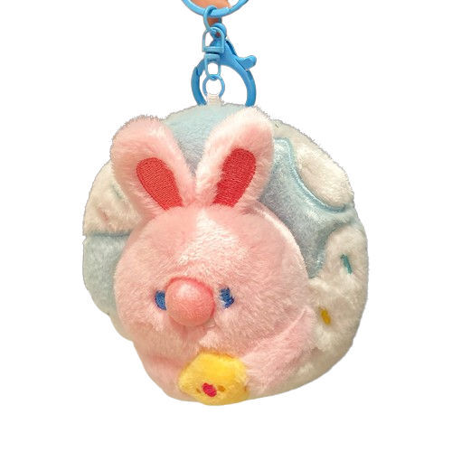 Đồ Chơi Móc Khoá Bánh Donut Thỏ Hồng PLUSH TOY BY23102301/PK