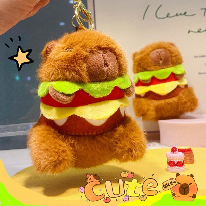 Đồ Chơi Móc Khoá Capybara Hamburger PLUSH TOY BY23122202