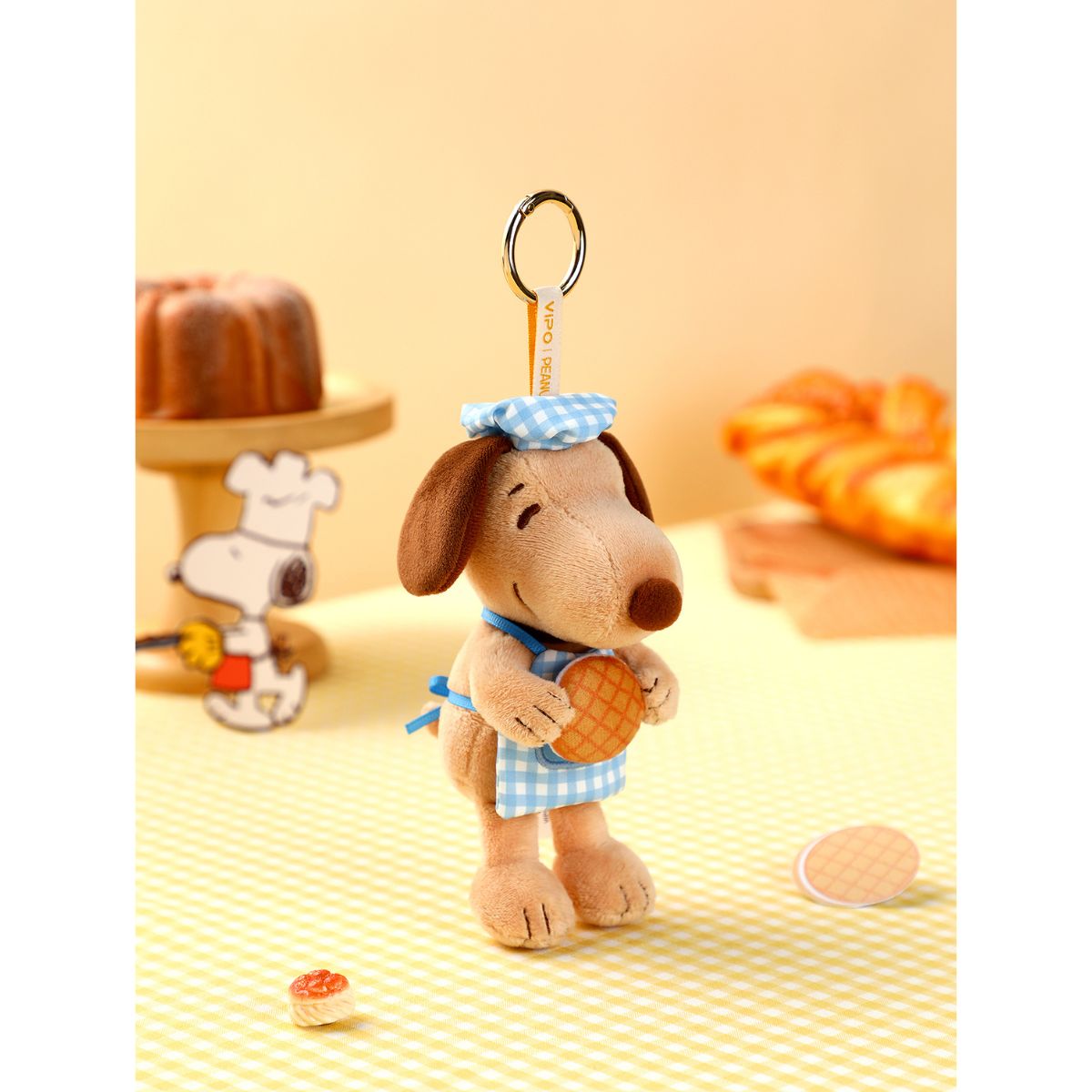 Đồ Chơi Móc Khoá Nhồi Bông Snoopy V2 - Chủ Đề Tiệm Bánh PLUSH TOY SP37593
