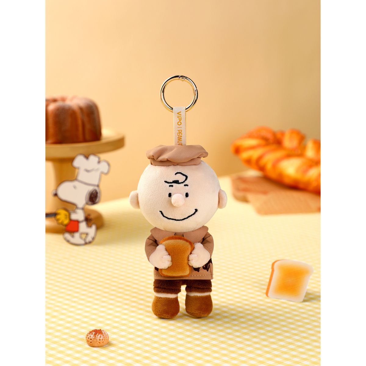 Đồ Chơi Móc Khoá Nhồi Bông Snoopy V2 - Chủ Đề Tiệm Bánh PLUSH TOY SP37593