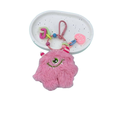 Đồ Chơi Móc Khoá Quái Vật Hồng PLUSH TOY MR00332003