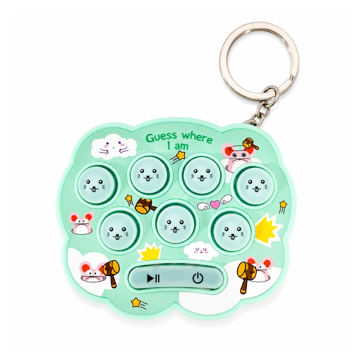 Đồ Chơi Móc Khóa Trò Chơi Đập Chuột CHAMPION GAMES WHA/CPG007