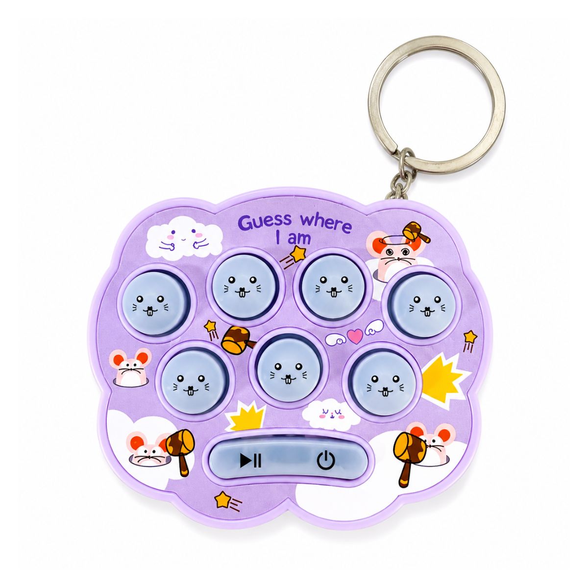 Đồ Chơi Móc Khóa Trò Chơi Đập Chuột CHAMPION GAMES WHA/CPG007