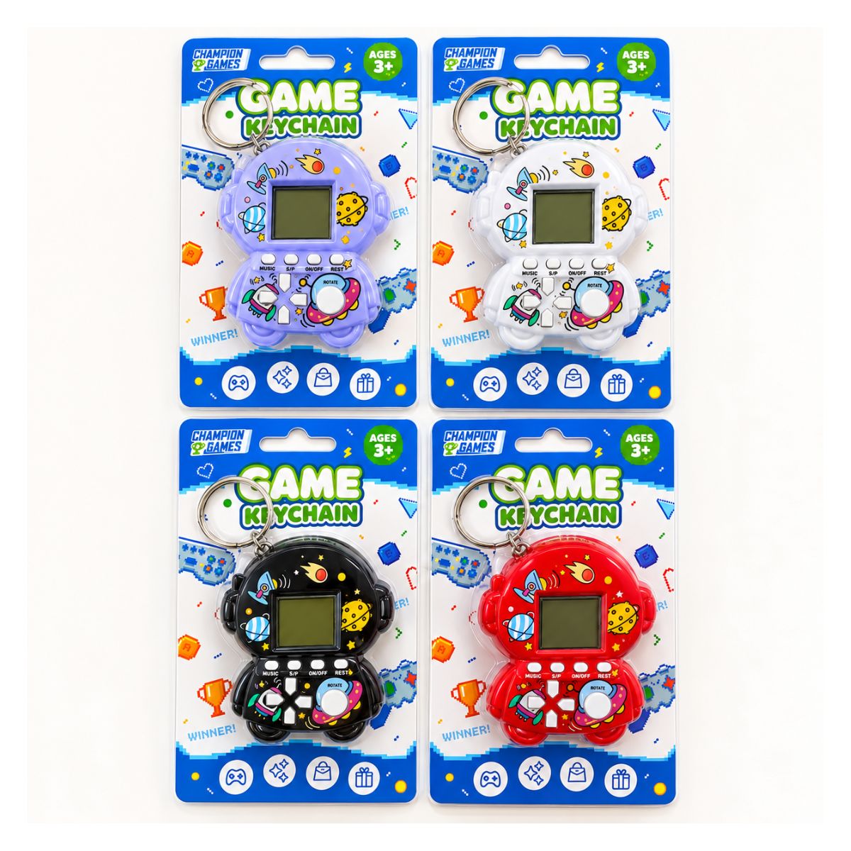 Đồ Chơi Móc Khóa Trò Chơi Điện Tử Phi Hành Gia CHAMPION GAMES MUL/CPG007