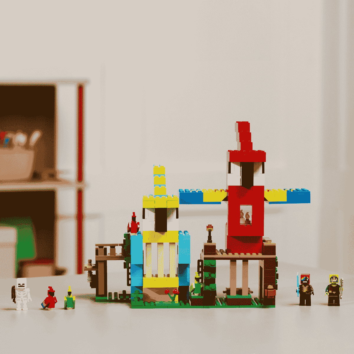 Đồ Chơi Lắp Ráp Ngôi Nhà Của Vẹt LEGO MINECRAFT 21282 (535 chi tiết)