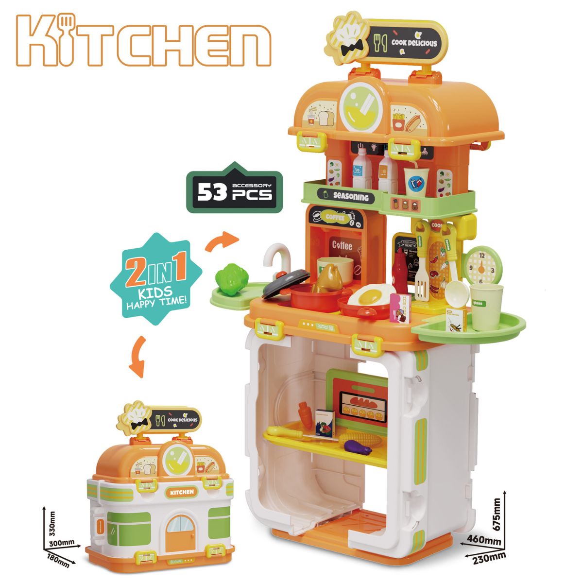 Đồ Chơi Nhà Bếp Nhỏ 53 Chi Tiết SWEET HEART SH33644