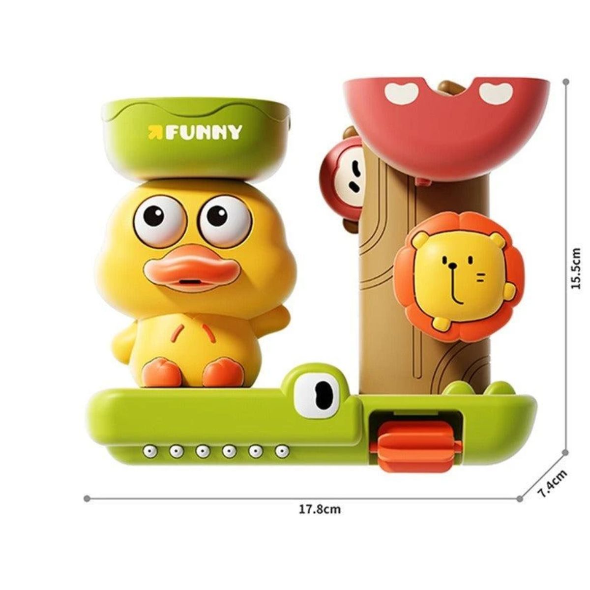 Đồ Chơi Nhà Tắm Vịt Vàng PEEK A BOO PAB069