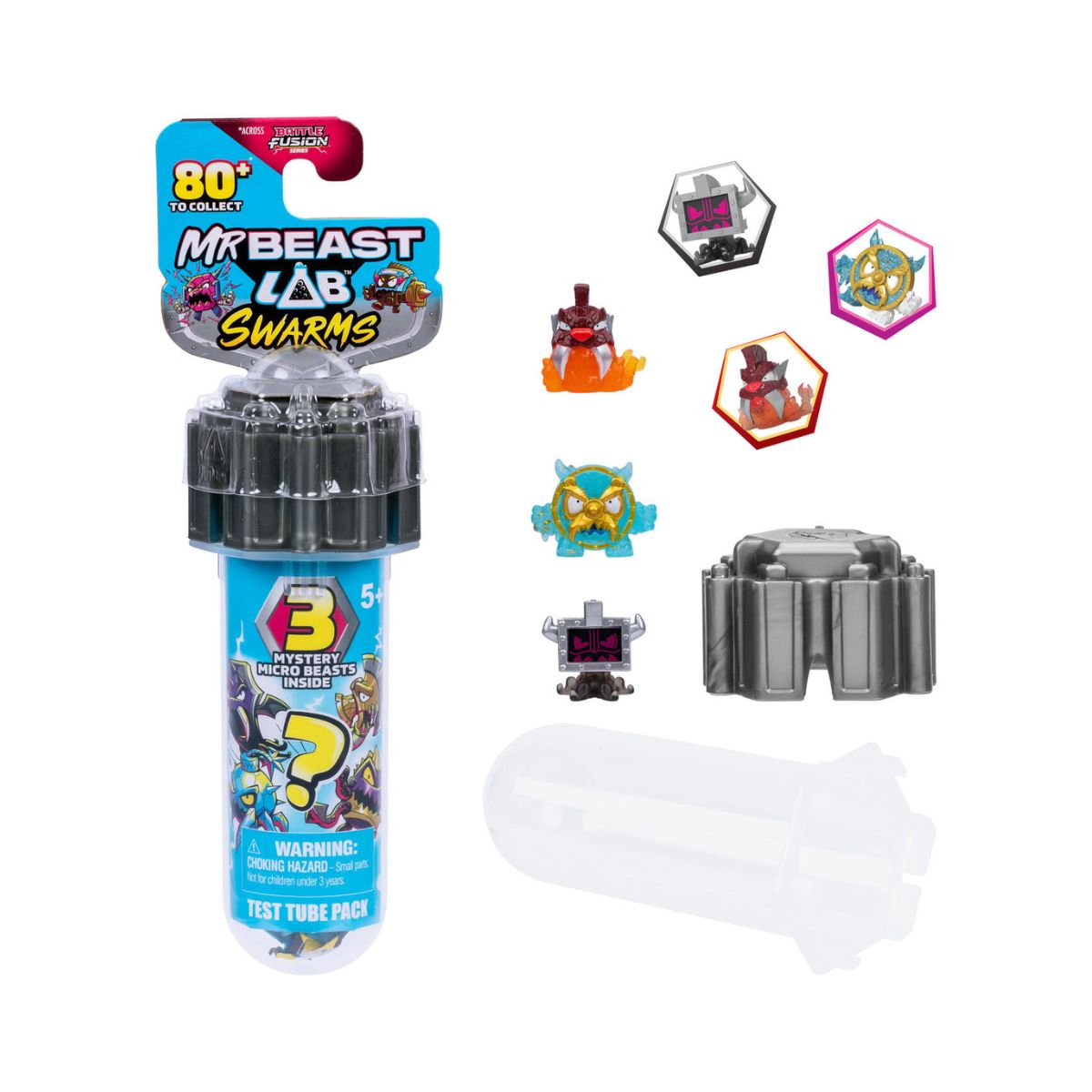 Đồ Chơi Ống Thí Nghiệm Series 4 - 3 Sinh Vật MRBEAST LAB 24871