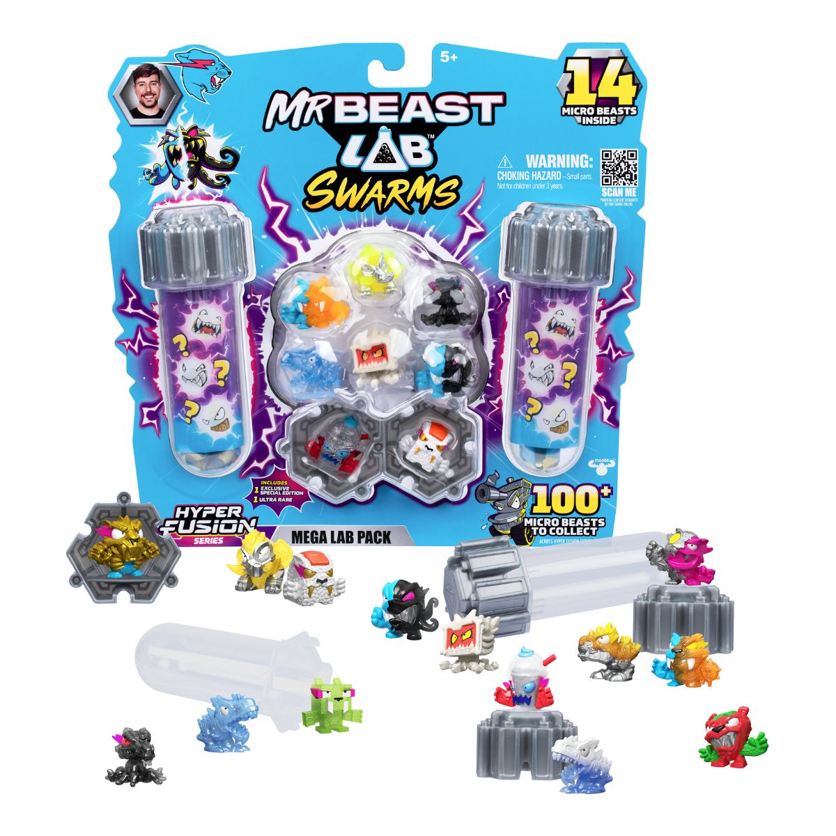 Đồ Chơi Phòng Thí Nghiệm Series 3 - 14 Sinh Vật MRBEAST LAB 24785