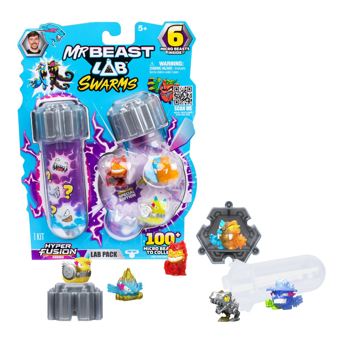 Đồ Chơi Phòng Thí Nghiệm Series 3 - 6 Sinh Vật MRBEAST LAB 24784