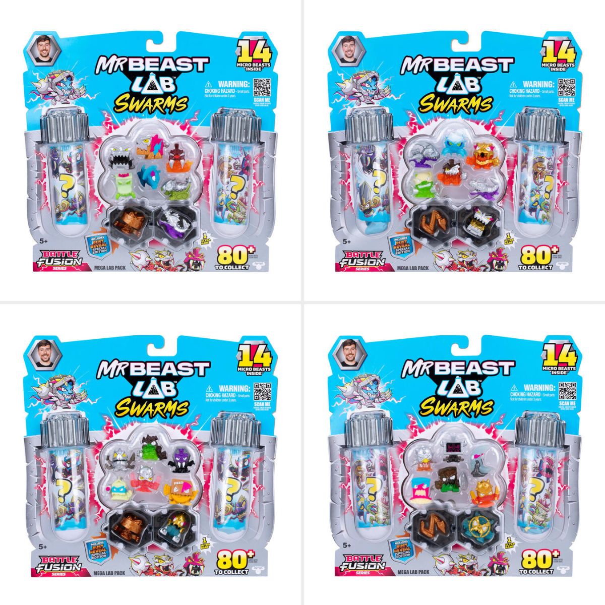 Đồ Chơi Phòng Thí Nghiệm Series 4 - 14 Sinh Vật MRBEAST LAB 24875