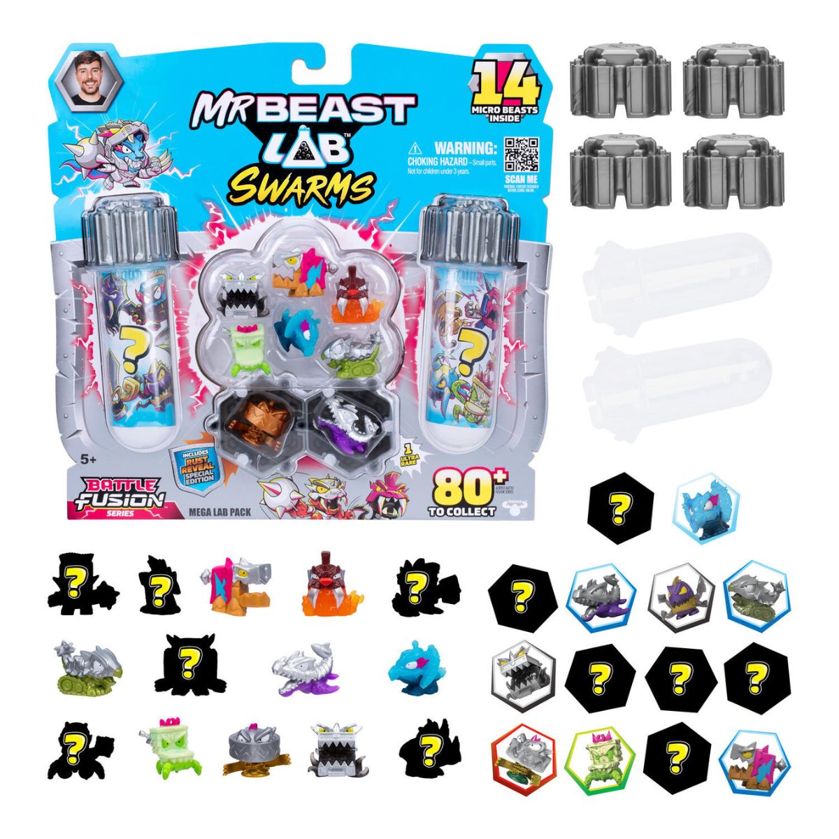 Đồ Chơi Phòng Thí Nghiệm Series 4 - 14 Sinh Vật MRBEAST LAB 24875