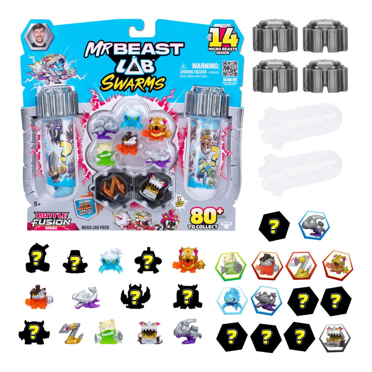 Đồ Chơi Phòng Thí Nghiệm Series 4 - 14 Sinh Vật MRBEAST LAB 24875