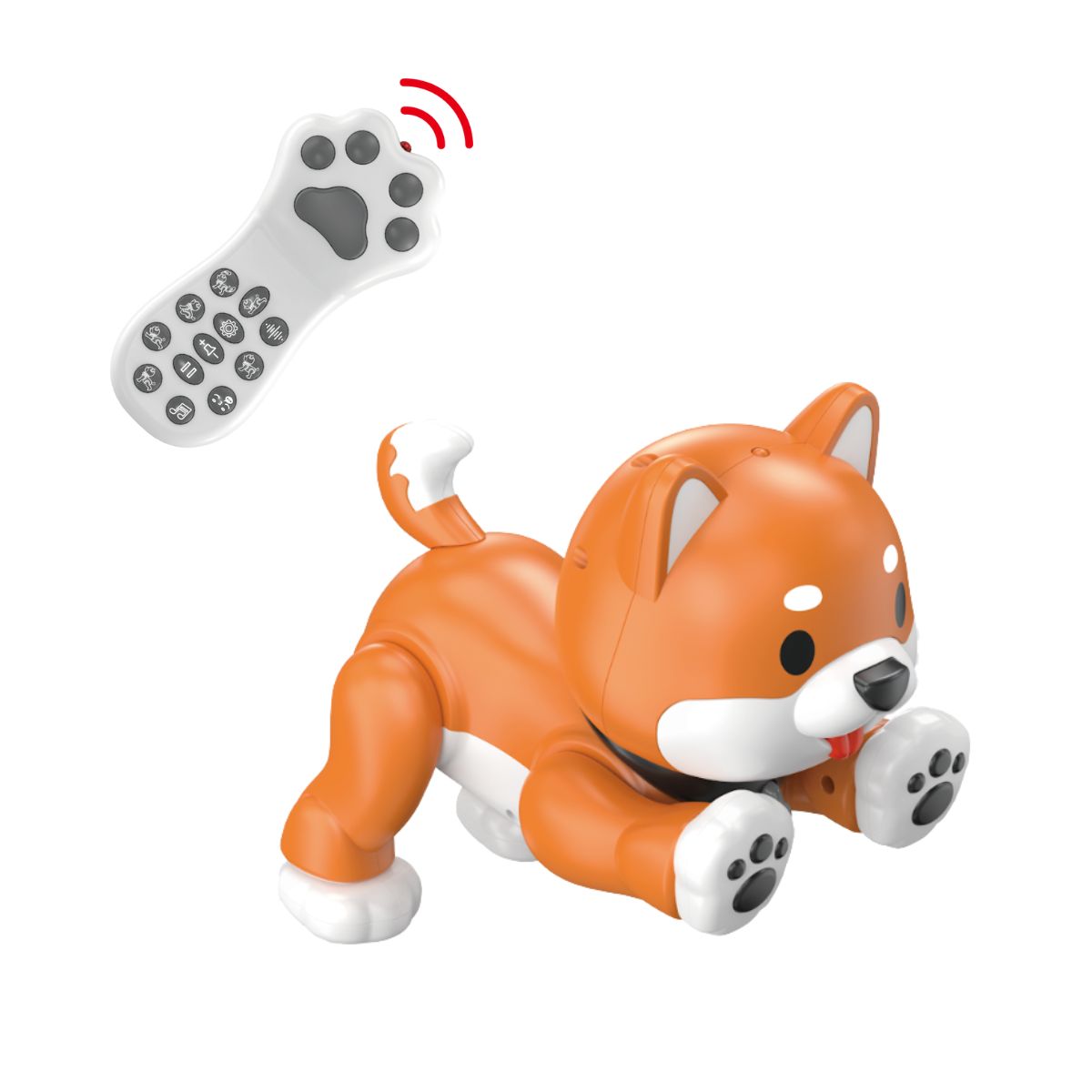 Đồ Chơi Robot Chú Chó Shiba Năng Động Điều Khiển Từ Xa (Nâu) VECTO VTK47
