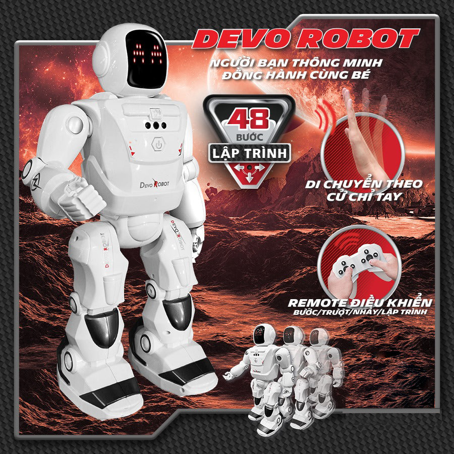 Đồ chơi Robot DEVO thông thái điều khiển từ xa VECTO VT2108