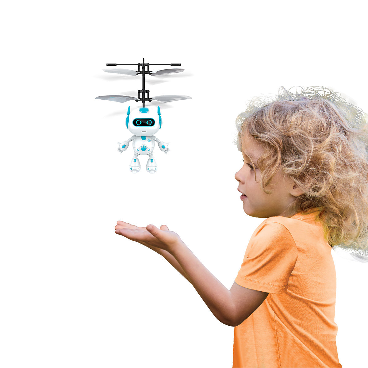 Đồ chơi Robot trực thăng cảm biến (Xanh) VECTO VT2300E