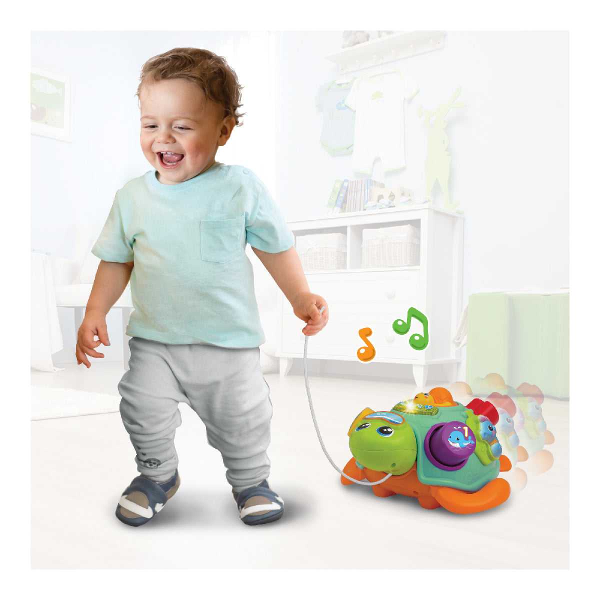 Đồ Chơi Rùa Con Học Hình Khối Và Màu Sắc PEEK A BOO 240301