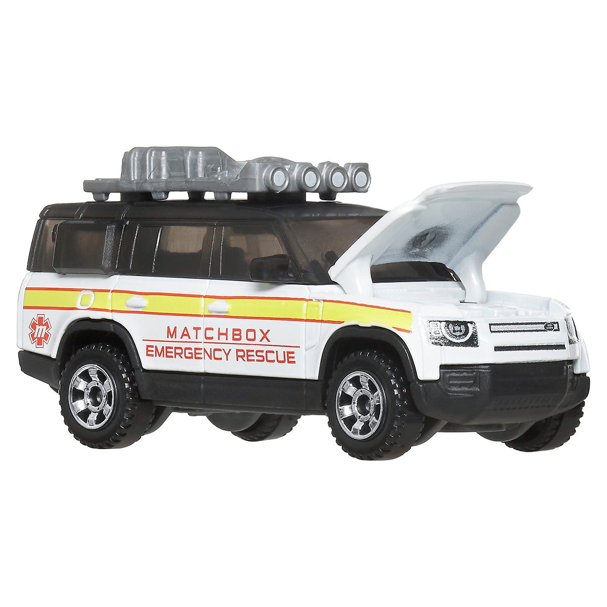Đồ Chơi Siêu Xe Range Rover Defender 130 MATCHBOX Moving Parts JBW63/FWD28