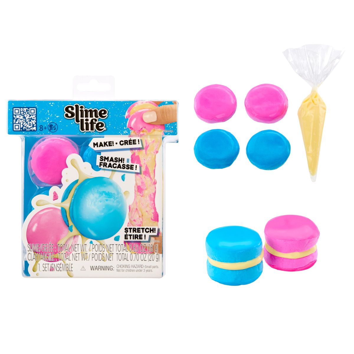 Đồ Chơi Slime Bánh Macaron SLIME LIFE 595397-C