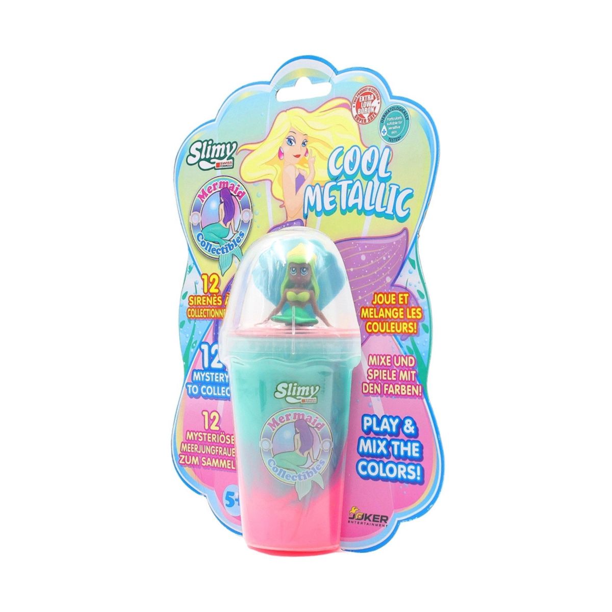 Đồ Chơi Slime Nàng Tiên Cá Hồng Xanh Da Trời SLIMY 33914A