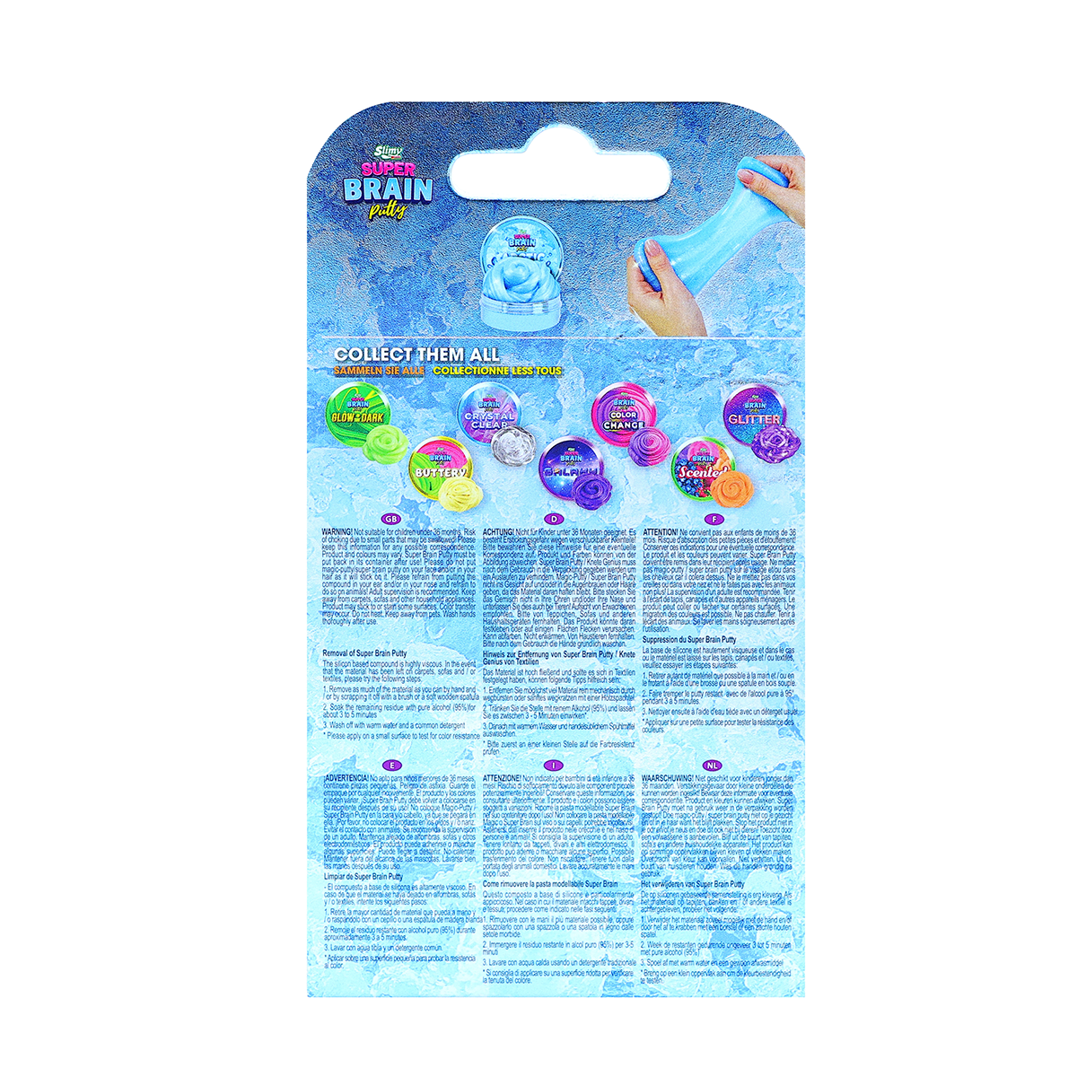 Đồ Chơi Slimy Putty Ánh Kim Xanh Nước 45gr SLIMY 20271231/32328/BL