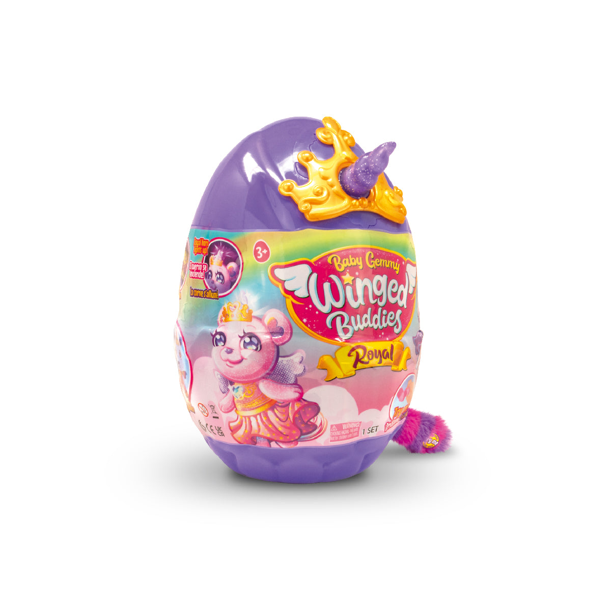 Đồ Chơi Thú Cưng Quả Trứng Baby Gemmy - Gấu Phát Sáng Plush Toy GD038A1