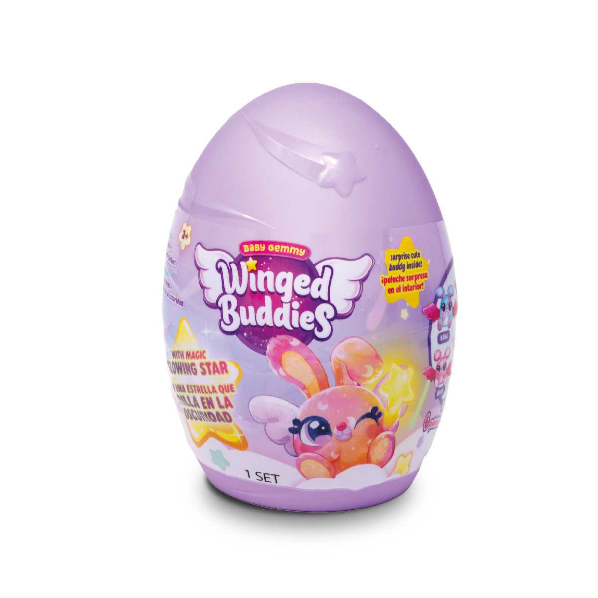 Đồ Chơi Thú Cưng Quả Trứng Baby Gemmy -Thỏ Đáng Yêu PLUSH TOY GD051D1