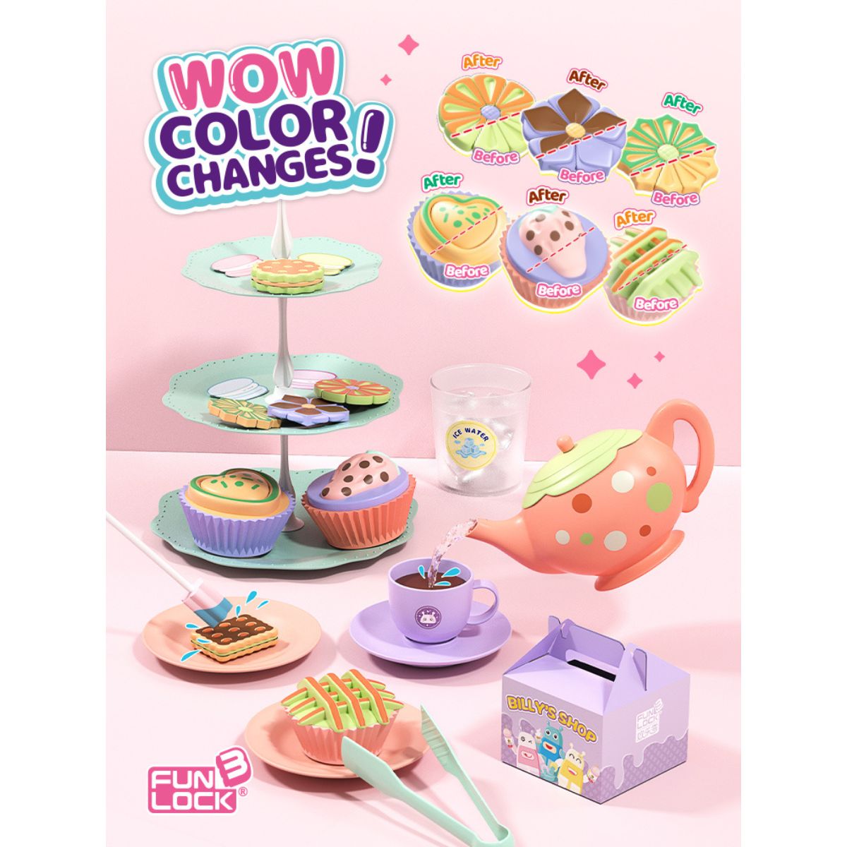 Đồ Chơi Thức Ăn Đổi Màu - Bữa Tiệc Trà SWEET HEART B1015