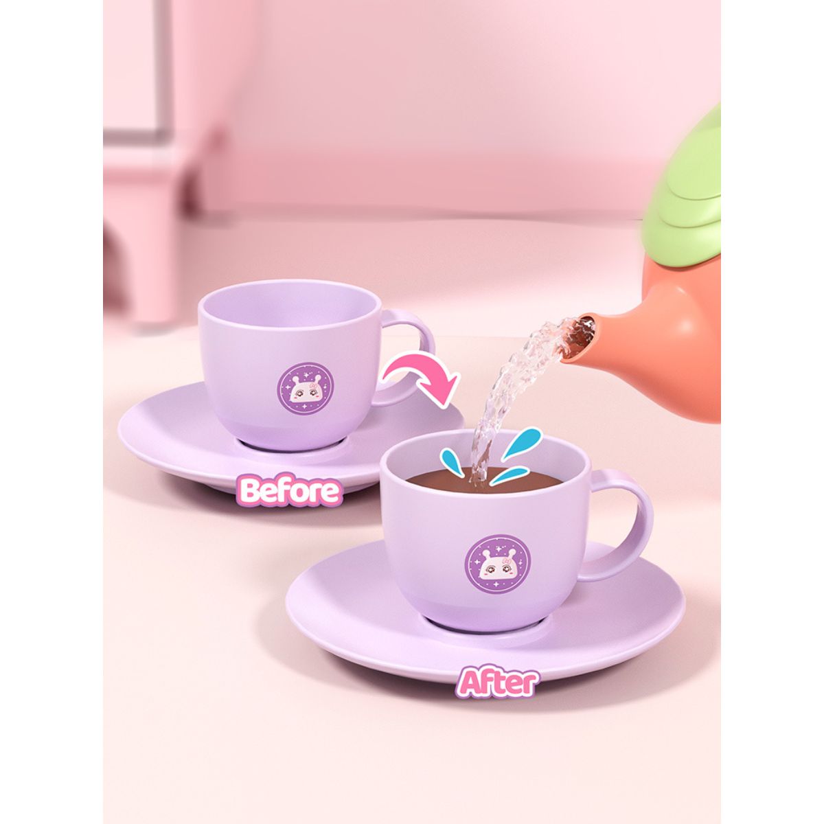 Đồ Chơi Thức Ăn Đổi Màu - Bữa Tiệc Trà SWEET HEART B1015