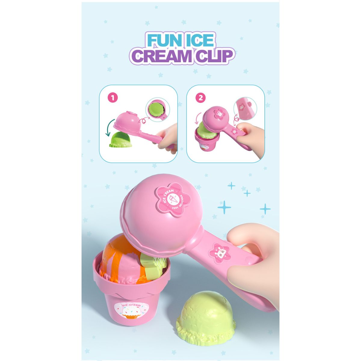 Đồ Chơi Thức Ăn Đổi Màu - Tiệm Kem SWEET HEART B1017