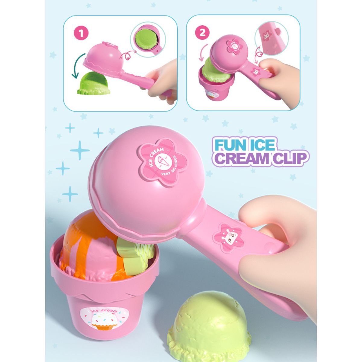 Đồ Chơi Thức Ăn Đổi Màu - Tiệm Kem SWEET HEART B1017