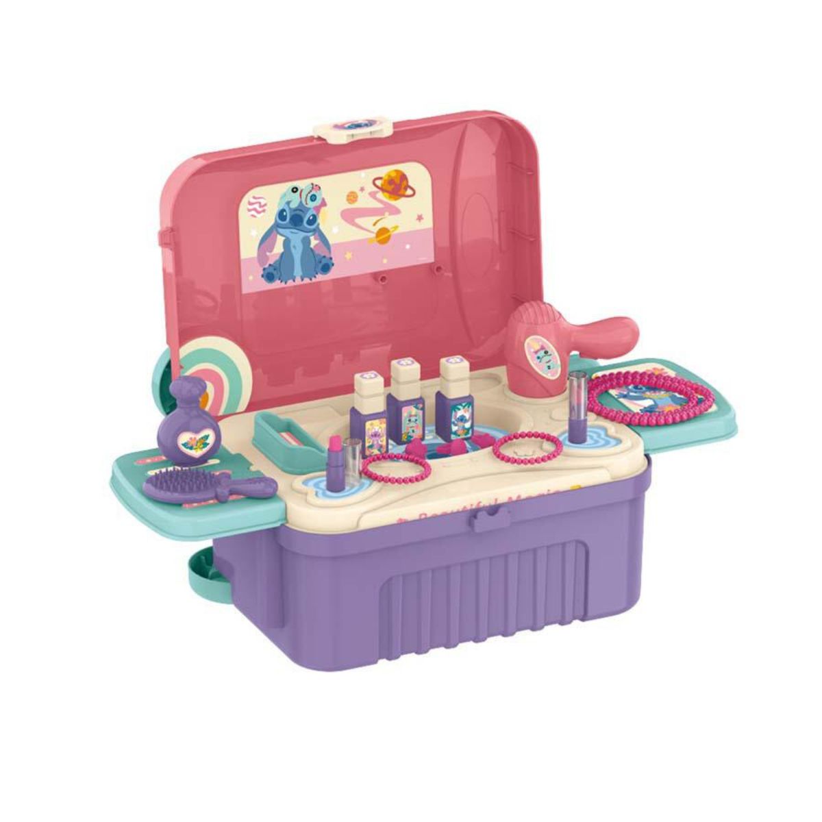 Đồ Chơi Trang Điểm Dáng Vali 3 Trong 1 Stitch SWEET HEART SH10310