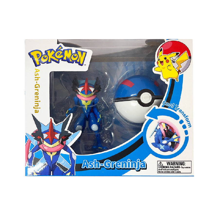 Đồ Chơi Trẻ Em Bóng Pokemon Biến Hình: Ếch Ninja Greninja POKEMON TOYS ZC8918E