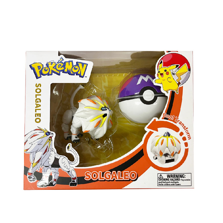 Đồ Chơi Trẻ Em Bóng Pokemon Biến Hình: Sư Tử Huyền Thoại Solgaleo POKEMON TOYS ZC8912E