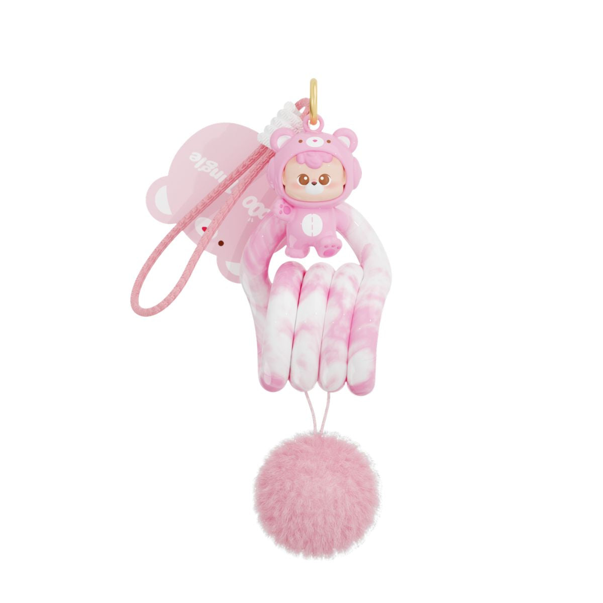 Đồ Chơi Vòng Xoắn Thư Giãn - Móc Khóa Gấu TANGLE 85735