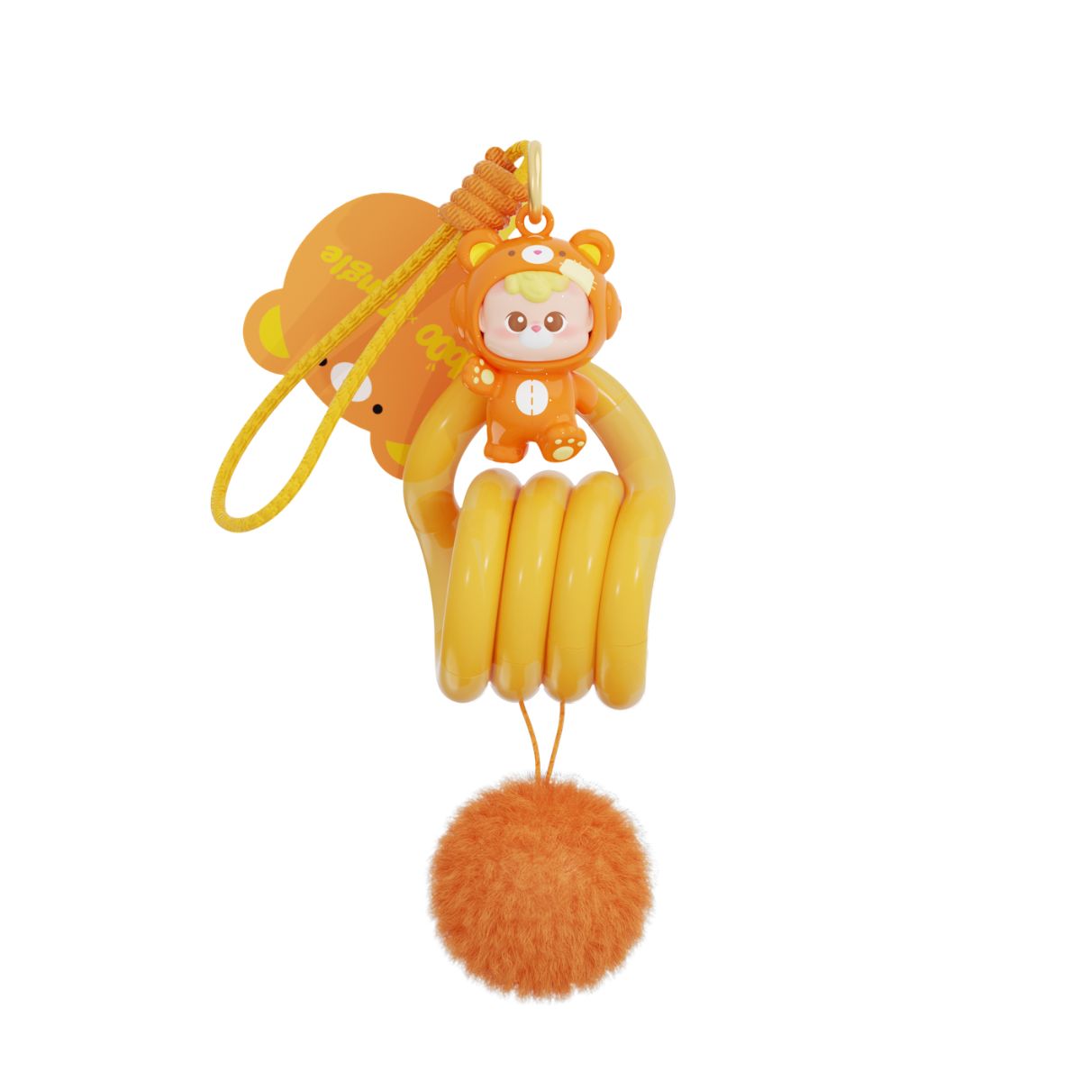 Đồ Chơi Vòng Xoắn Thư Giãn - Móc Khóa Gấu TANGLE 85735