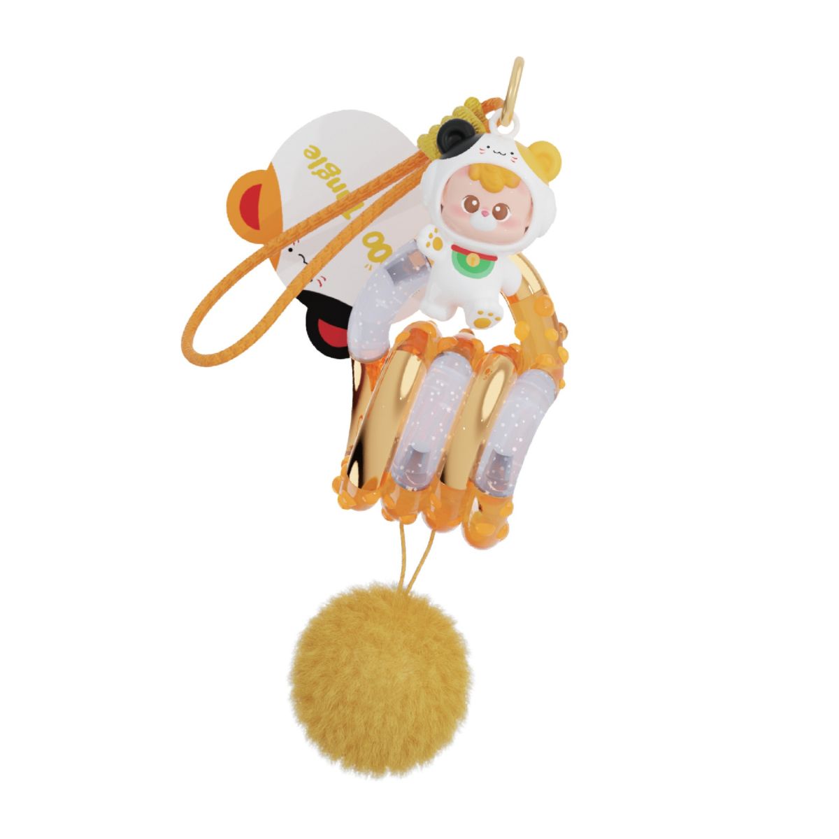 Đồ Chơi Vòng Xoắn Thư Giãn - Móc Khóa Gấu TANGLE 85735
