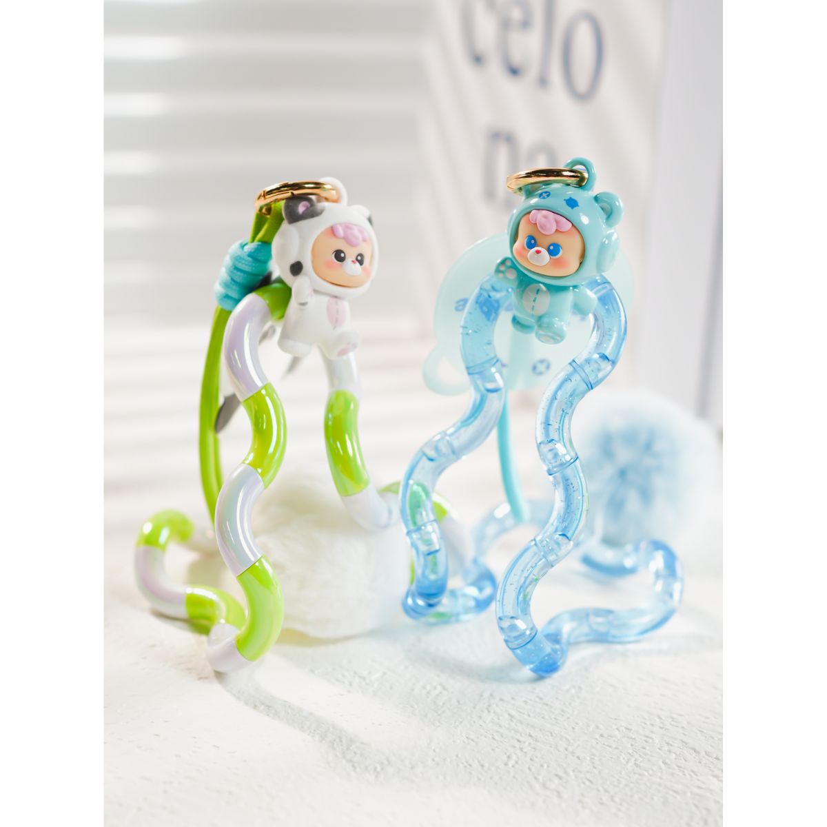 Đồ Chơi Vòng Xoắn Thư Giãn - Móc Khóa Gấu TANGLE 85735