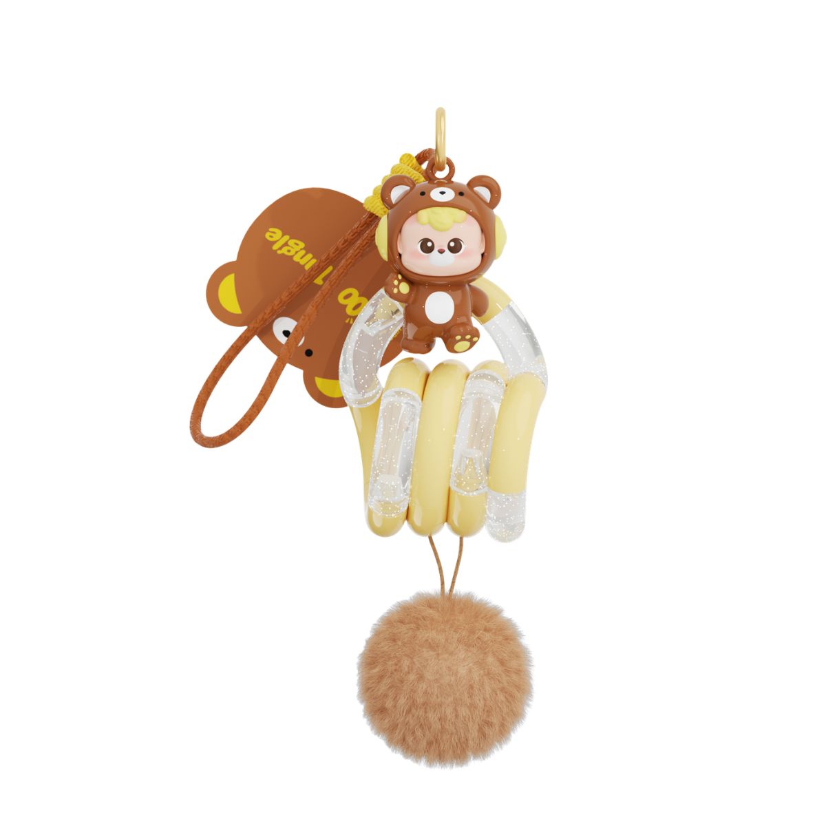 Đồ Chơi Vòng Xoắn Thư Giãn - Móc Khóa Gấu TANGLE 85735
