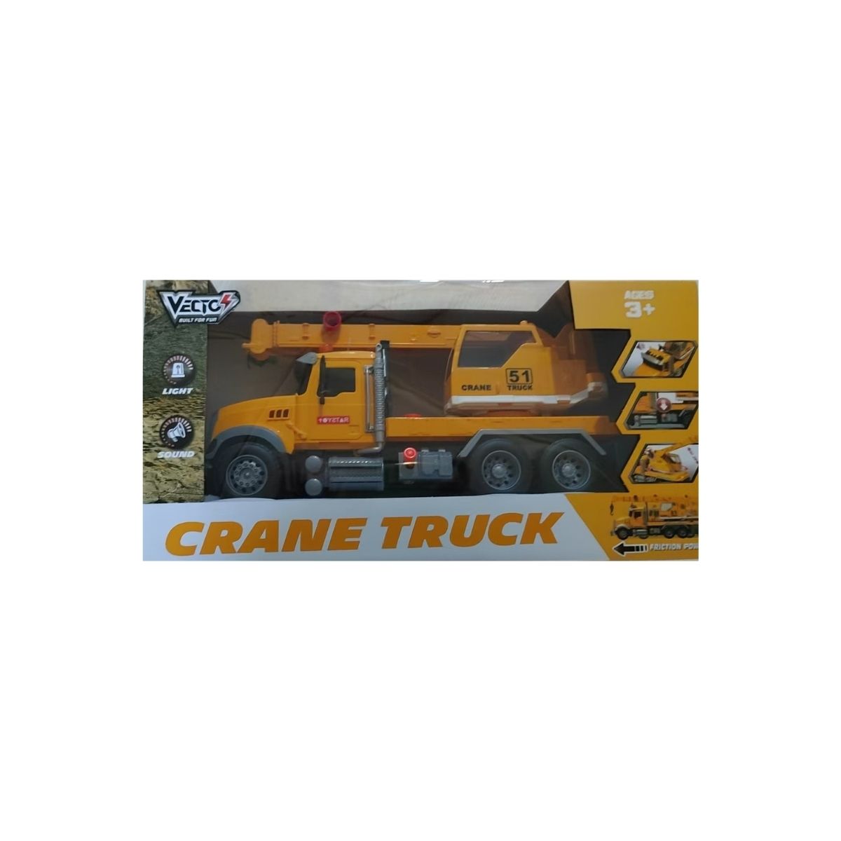 Đồ Chơi Xe Cần Cẩu Có Đèn Và Âm Thanh VECTO VT51P-2