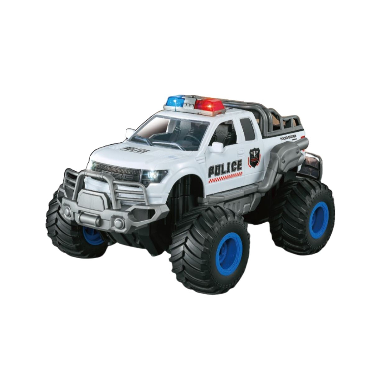 Đồ Chơi Xe Cảnh Sát Off-Road Phun Sương Điều Khiển Từ Xa (Trắng) VECTO VT2110A