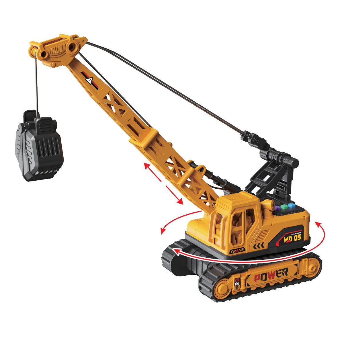Đồ Chơi Xe Cẩu Bánh Xích Gầu Ngoạm VECTO VT105B