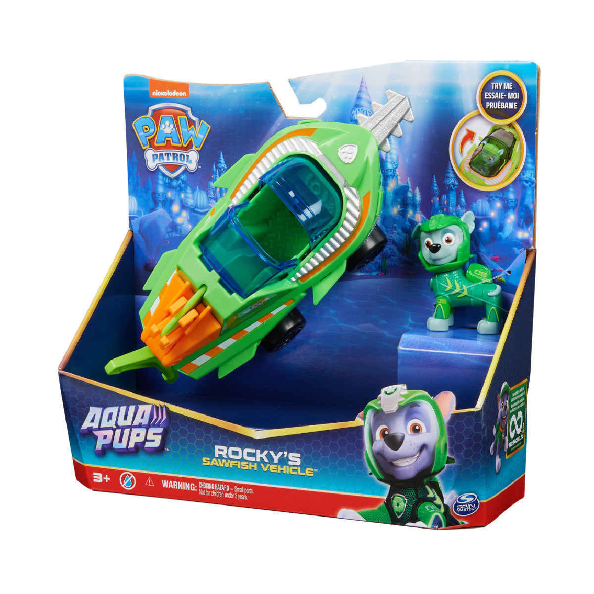 Đồ Chơi Xe Cứu Hộ Aqua Pups Rocky Paw Patrol 6066142