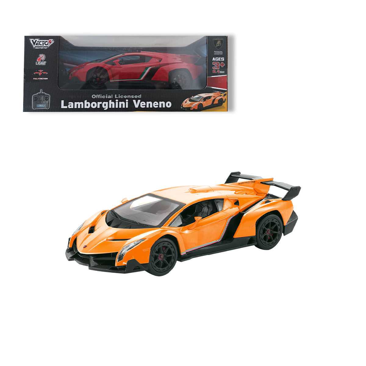 Đồ Chơi Xe Lamborghini Veneno Điều Khiển Từ Xa (Cam) VECTO VT1802S