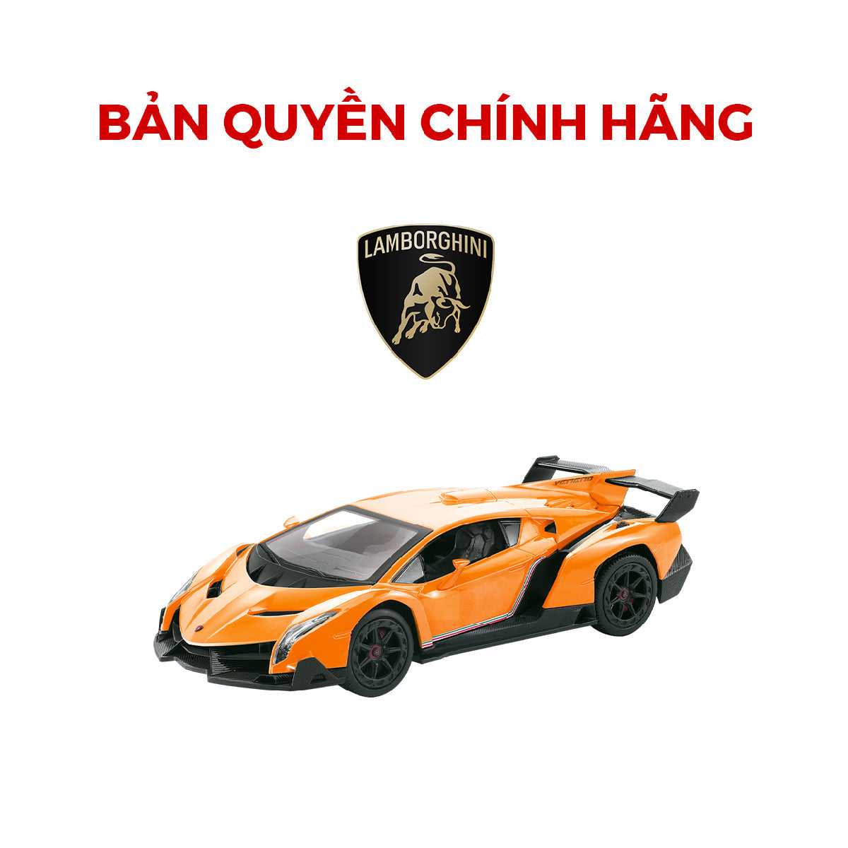 Đồ Chơi Xe Lamborghini Veneno Điều Khiển Từ Xa (Cam) VECTO VT1802S